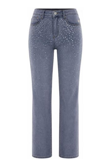 Indian Blue Jeans Broek Meisjes in maat 152 Blauw, Verzenden, Zo goed als nieuw, Indian Blue Jeans, Jongen of Meisje