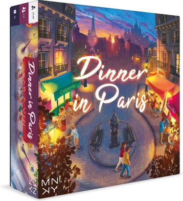 Dinner in Paris - Bordspel | MNKY Entertainment -, Hobby en Vrije tijd, Verzenden, Nieuw