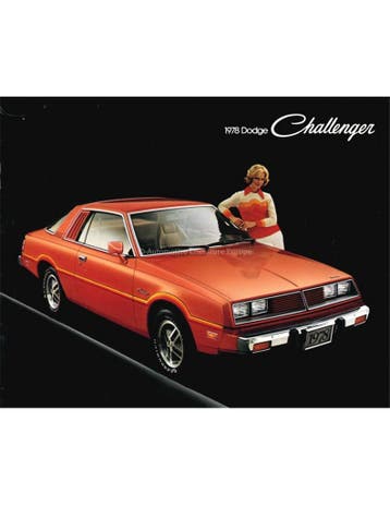 1978 DODGE CHALLENGER BROCHURE ENGELS, Nieuw, Author