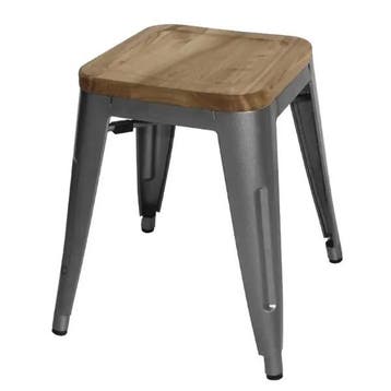 Krukken | BISTRO | Hout/Staal | Hout (Essen) | Grijs Frame |, Verzenden, Nieuw in verpakking