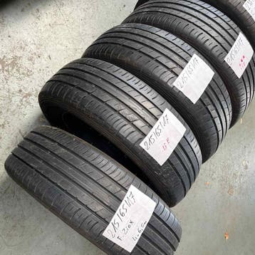 4 x Falken Ziex 215-65-17 Zomerbanden 6,5mm, Auto-onderdelen, Banden en Velgen, 17 inch, Ophalen of Verzenden, Band(en), Personenwagen