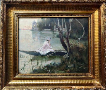 Emilio Sala Francés (1850-1910) - La joven de la barca