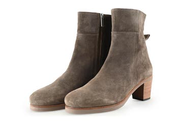 Shabbies Amsterdam Enkellaarzen in maat 41 Cognac, Kleding | Dames, Overige kleuren, Shabbies Amsterdam, Verzenden, Lage of Enkellaarzen