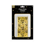 Classy Party Curtain Sarah 50, Verzenden, Nieuw, Versiering, Verjaardag