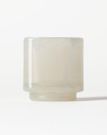 HEMA Theelichthouder 7x7cm Kub glas wit, Verzenden