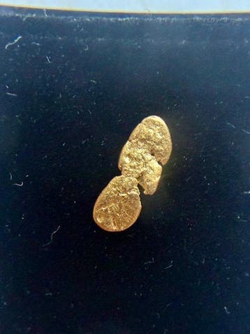 Goud Goud nugget- 0.24 g - (1), Verzamelen