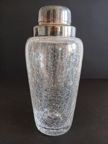 WMF - Cocktailshaker - Glas, Metaal - Geen reserveprijs!, Antiek en Kunst