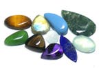 Set van heel mooie cabochons, 100% natuurlijk Cabochon-