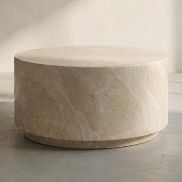 *WOONWINKEL* Ronde Salontafel Beige Steen, Verzenden, Nieuw