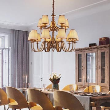 Luxe Klassieke LED Kroonluchter - Sfeervolle Verlichting voo, Verzenden, Nieuw