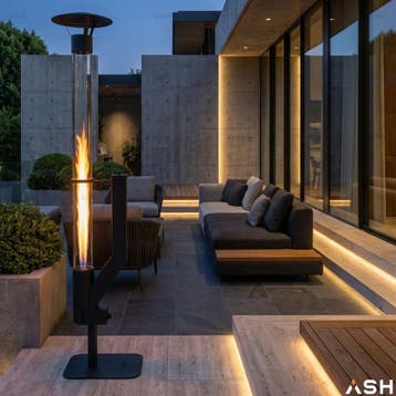 ASH Pelletkachel - Capri Sfeervolle Terrasverwarmer, Huis en Inrichting, Kachels, Verzenden, Nieuw