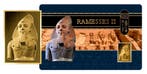 Ramses II | 24 karaat Gouden Munt Coincard, Verzenden