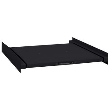 vidaXL Wasmachine Tussenplank Zwart 60 x 60 x 8 cm Staal, Witgoed en Apparatuur, Wasmachines, Verzenden, Nieuw