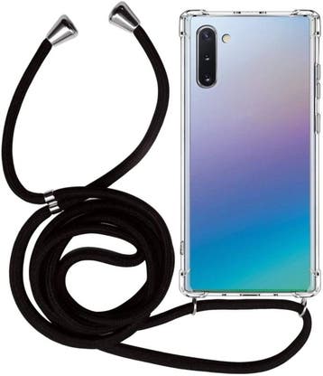 Galaxy Note 10 Plus Transparant TPU Hoesje met Koord Crossbo, Ophalen of Verzenden, Nieuw