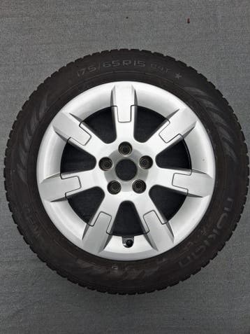 5x100 velgen | Volkswagen velgen | VW Polo Velgen | Polo 6R, Gebruikt, 15 inch, 175 mm, Banden en Velgen