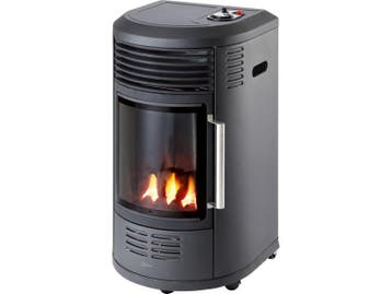 Qlima verrrijdbare gaskachel GH 8034 zwart, Nieuw