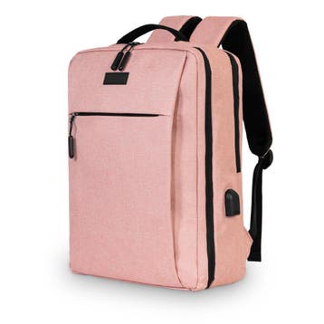 ZILOU Rugtas 15.6 inch Laptopvak - Waterafstotend - Roze, Overige merken, 40 cm of meer, Verzenden, Nieuw