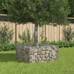 vidaXL Gabion Verhoogd Bed Zilver, Verzenden, Nieuw, IJzer