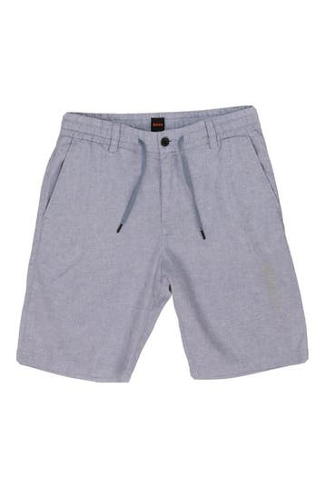 Hugo Boss Korte broek in maat 33 Blauw, Verzenden, Zo goed als nieuw, Blauw, Hugo Boss