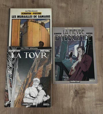 Les Cités Obscures T1 à T3 - 2x B + C - 3 Album - Eerste, Nieuw