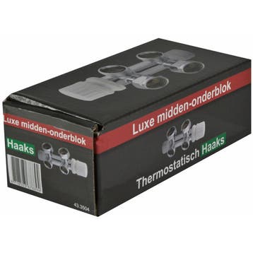 Riko Thermostatisch 3/4 Onderblok Haaks-Links - Chroom, Doe-het-zelf en Verbouw, Verwarming en Radiatoren, Ophalen of Verzenden
