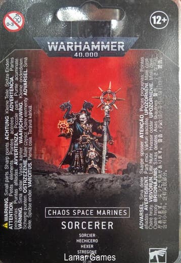 Chaos Space Marines Sorceror (Warhammer 40.000 nieuw), Ophalen of Verzenden, Nieuw