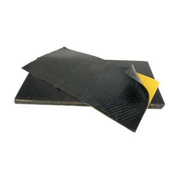 Dinitrol antidreunplaten 10 stuks 25 x 50 cm 10 stuks, zwart, Verzenden