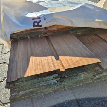 Thermo Frake Planken channelsiding 2750-3050x190-180x20mm, Ophalen of Verzenden, Nieuw