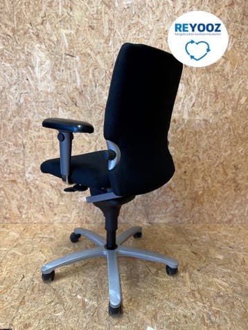 Bureaustoel Haworth Comforto 77 - zwarte stoffering - tw..., Nieuw in verpakking