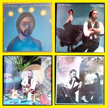 Al Di Meola - lot of his 4 earliest releases (LPs) -, Nieuw in verpakking