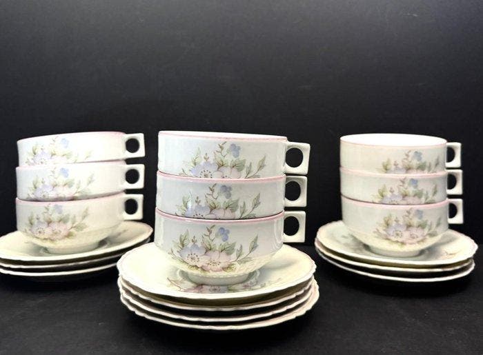Bernardaud & Co. Limoges - Art Deco Porcelain - Kop en, Antiek en Kunst, Antiek | Meubels | Tafels