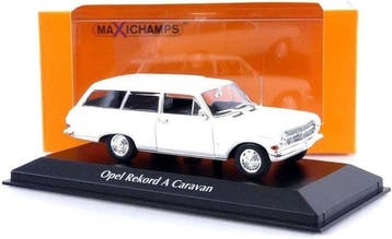 MaXichamps 1:43 - Model stationwagon - Opel Rekord A Caravan, Nieuw