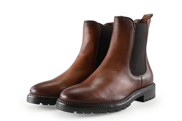 Linea Zeta Chelsea boots in maat 37 Cognac, Kleding | Dames, Schoenen, Overige kleuren, Verzenden, Overige typen, Zo goed als nieuw