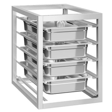 GGM Gastro | Onderbouwmodule met 5 uitschuiven - 450x660mm -, Verzenden, Nieuw in verpakking, Meubilair