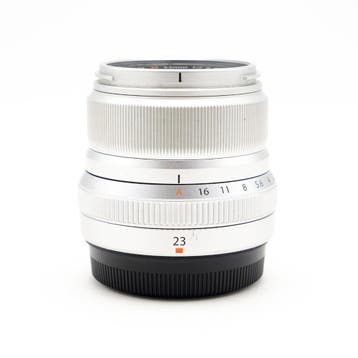 Fujifilm XF 23mm F2.0 R WR X-Mount Zilver (Occasion), Fujifilm, Fujifilm X-mount, Groothoeklens, Ophalen of Verzenden
