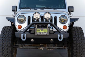 DV8 Offroad Fairlead Mounted Flip-Up License Plate Bracket, Ophalen of Verzenden