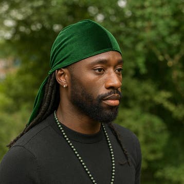 Fluwelen Durag / Velvet Du-rag / Do-rag / Bandana - Unisex -, Ophalen of Verzenden, Nieuw