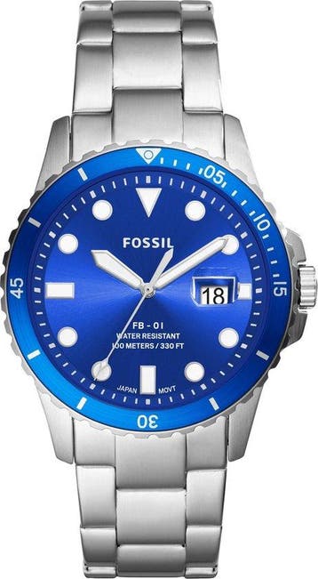 Fossil Heren Horloge FS5669 - 42 mm, Verzenden, Nieuw