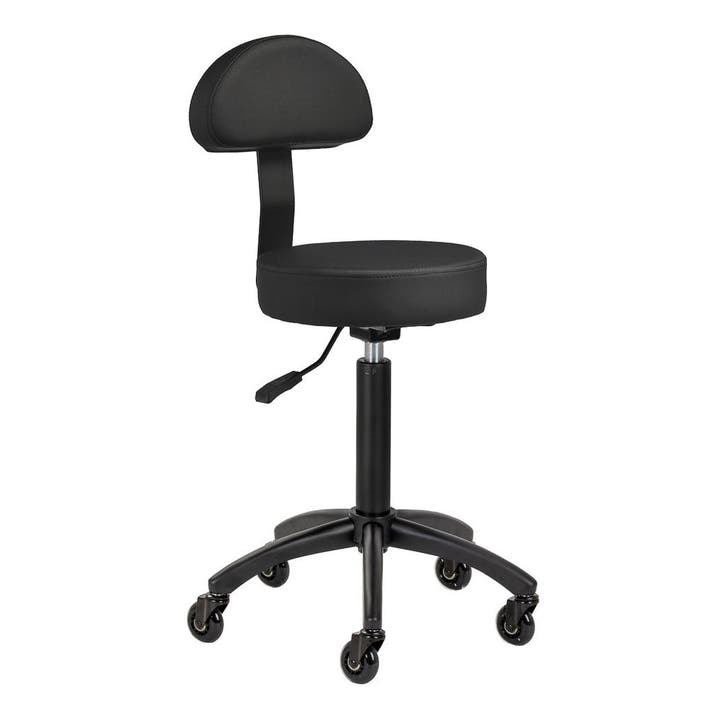 Gabbiano kapperskruk - Ergonomisch model met rugleuning, Huis en Inrichting, Krukjes, Nieuw, In hoogte verstelbaar, Overige materialen