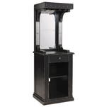 Harley-Davidson Logo Flames Wijnkast Zwart Vintage, Motoren, Ophalen, Gebruikt