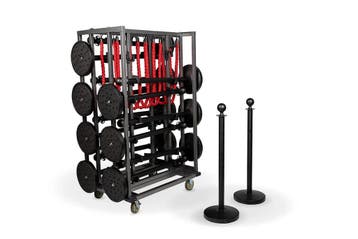 Transportkar afzetpalen | 123x80x193 cm | Capaciteit 16, Verzenden, Nieuw in verpakking