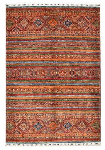 Afghan, Ziegler Kazak, Handgeknoopt traditioneel tapijt uit, Nieuw