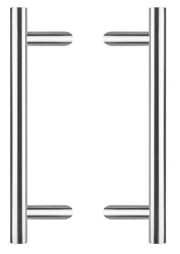 Intersteel set deurgrepen T-schuin 600x90x30 HoH 400 mm rvs, Verzenden, Nieuw