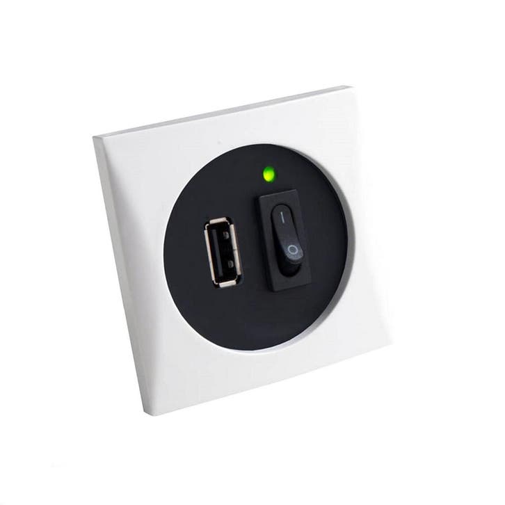 Batsystem USB inbouw stopcontact 12 of 24 Volt-Zwart, Watersport en Boten, Navigatiemiddelen en Scheepselektronica, Nieuw, Ophalen of Verzenden