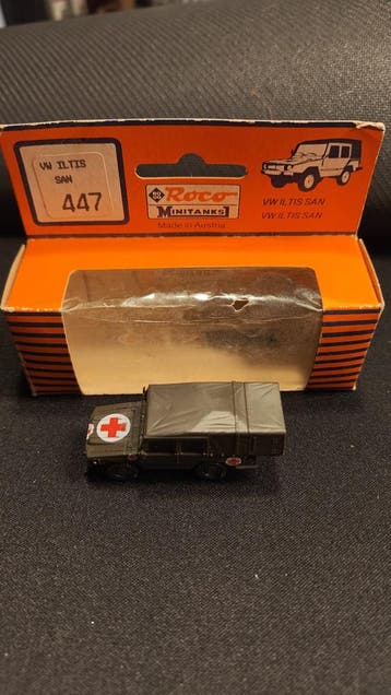 roco minitanks 447 - VW LTIS SAN, Hobby en Vrije tijd, Modeltreinen | H0, Overige merken, Gelijkstroom, Verzenden, Overige typen