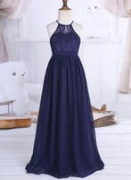 Galajurk Naomi - marineblauw - maat 176/182, Ophalen of Verzenden, Nieuw, Meisje, Jurk of Rok