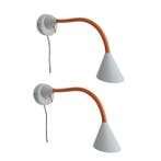 Seed Design - Wandlamp (2) - Vanessa - Oranje/Grijs - Metaal