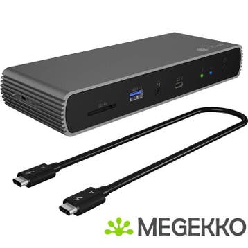 ICY BOX IB-DK8801-TB4 notebook dock & poortreplicator, Computers en Software, Windows Laptops, Verzenden, Nieuw, ICY BOX