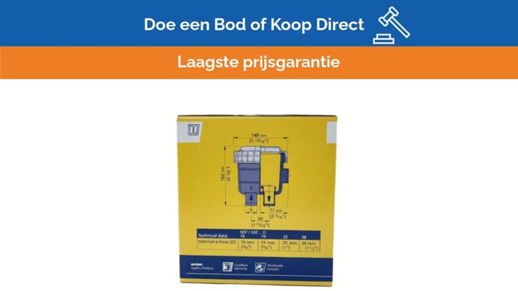 Bieden: Vetus NSF25 No-Smell Filter for Black Water Tank 25, Watersport en Boten, Bootonderdelen, Kombuis en Sanitair, Nieuw, Zeilboot of Motorboot