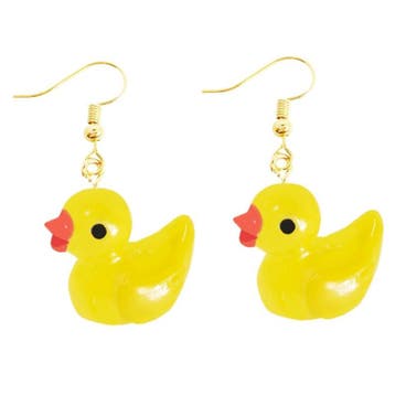 Fako Bijoux - Oorbellen - Badeendjes - Eendjes - Kunststof -, Verzenden, Nieuw